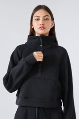 Women'S Half Zip Sweatshirt