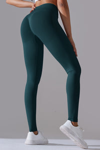 Seamless Women V-Cross Waist Yoga Leggings