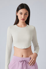 Women'S Sport Fit Longsleeve Crop Top