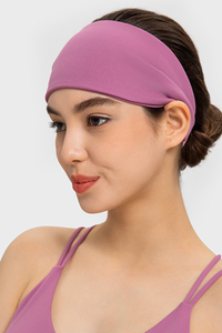 Women's High-Elastic Moisture-Wicking Sports Wide Headband