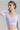 Women's Mesh Fake Two Piece Pleated Long Sleeve Yoga Top