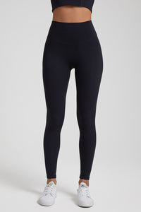 Solid High-Waisted Sports Leggings