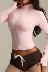 Color-contrast zipper jacket