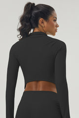 Women'S Zipper Reversible Collar Sport Jacket