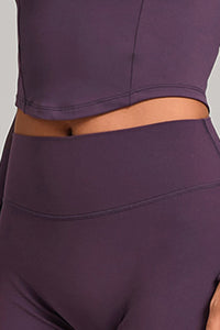 Women Naked Feel Flared Yoga Set