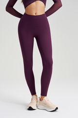 High-waist, seamless fitness pants