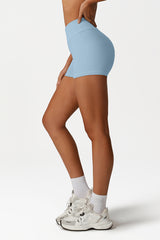 Women High Waist Hip Lift Quick-Dry Workout Shorts