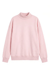 Women's Fall Fleece Relaxed Mock Neck Sweatshirt