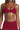 Women's Halter V-Neck Backless Triangle Cup Sports Bra