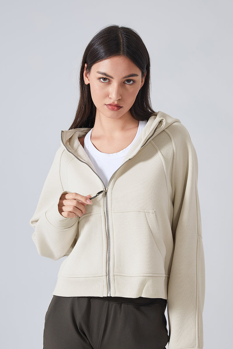 Women'S Loose Yoga Hooded Jacket