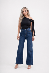 Women's Vintage Eelaxed Vootcut Wide Leg Jeans