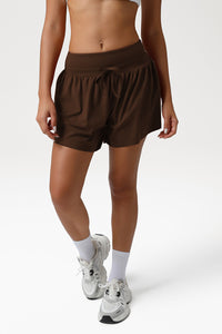 Women High-Waisted Loose Fit Quick-Dry Anti-Slip Yoga Shorts