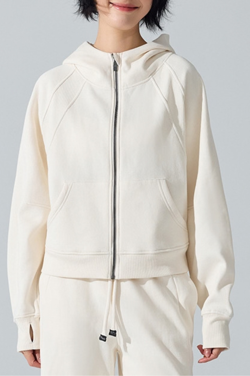 Women's Winter Fleece Lined Thermal Hooded Zip Up Jacket