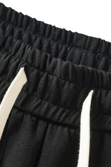 Unisex Wide-Leg Stripe Patchwork Pants