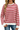 Women's Fall Christmas Striped Color Block Relaxed Pullover