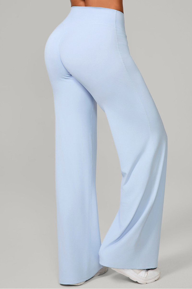 Women's Mid-High Waist Straight-Leg Pants