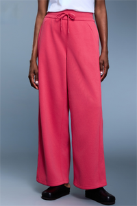 Women's fleece-lined loose casual pants