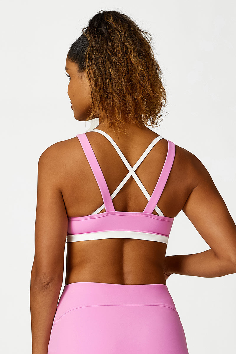 Women'S Color Clash Sports Bra