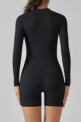 Women'S Half Zip Longsleeve Jumpsuit