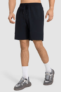 Men Summer Casual Loose Quick-Dry Breathable Mid-Length Outdoor Running Fitness Sport Shorts