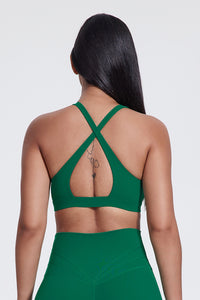Women'S Yoga Backless Cross Stretch Bra Tank Top