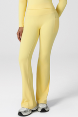 Women's Athletic High-Waist Side Pocket Yoga Flared Pants
