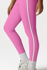 Women High-Waisted Color-Block Butt-Lifting Quick-Dry Yoga Pants