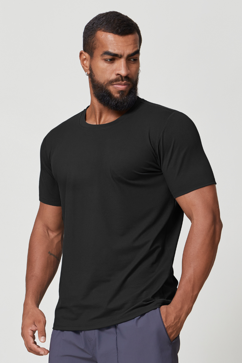 Men's Crew Neck Quick-Dry Athleisure T-shirt