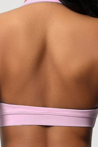 Women Halter Neck Seamless Yoga Sports Bra - Breathable Support Top