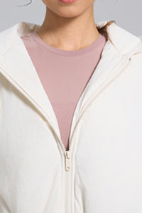 Women Hooded Fleece Casual Sport Jacket