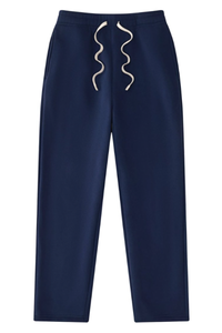 Unisex Drawstring Straight Leg Casual Sweatpants