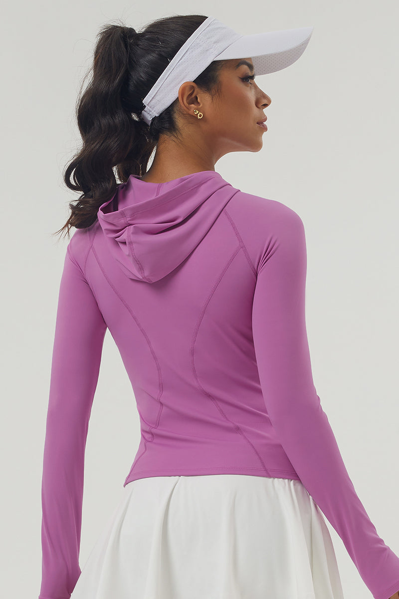 Women'S Hooded Zip-Up Jacket