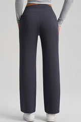 Women Wide Leg Relaxed Fit Mid Waist Yoga Lounge Pants