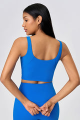 Women Crisscross Back High-Support Removable-Padded Yoga Sports Bra