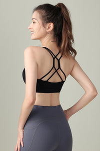 Women Crossover Sling Back Sports Bra