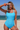 Women's Color-Blocked Cross Back One-Piece Swimsuit