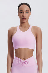 Women'S Yoga Backless Cross Stretch Bra Tank Top