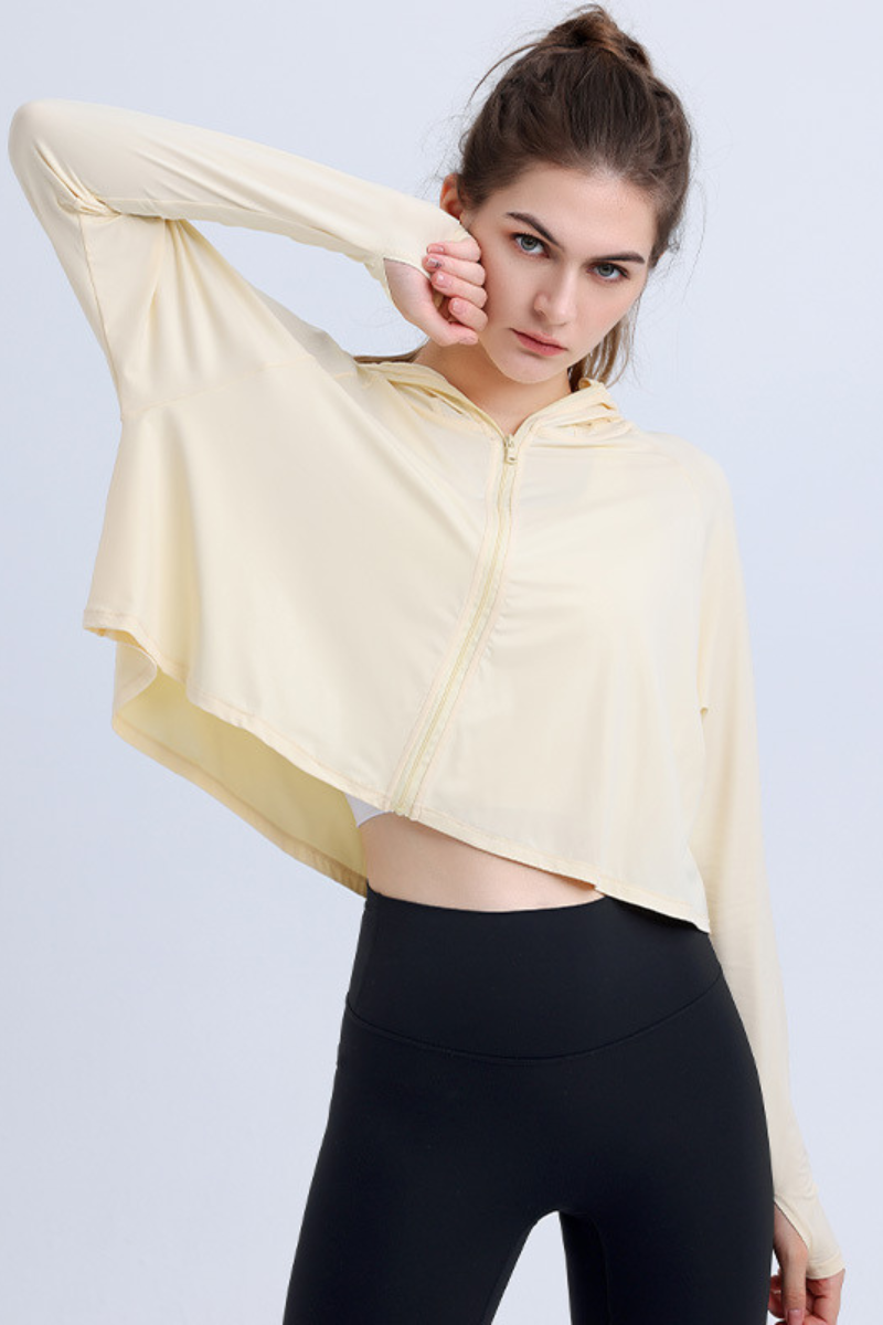 Women's Summer Lightweight Sun Protection UPF Hooded Jacket