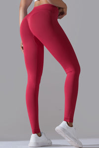 Seamless Women V-Cross Waist Yoga Leggings