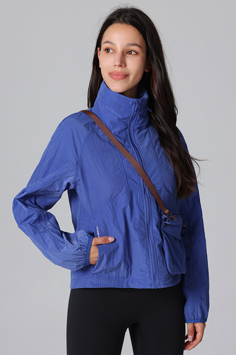 Windproof Outdoor Collar Hooded Jacket