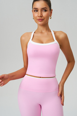 Stitched-in-place sports vest