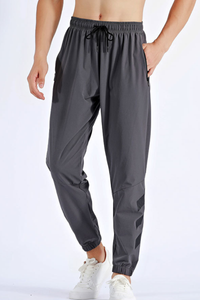 Men's Athletic Lightweight Quick Dry Zip Pockets Jogger