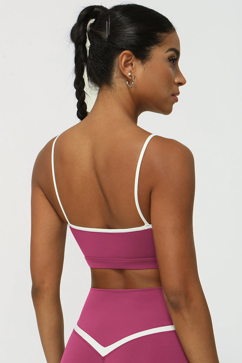 Colorblocked Women Yoga Sport Bra