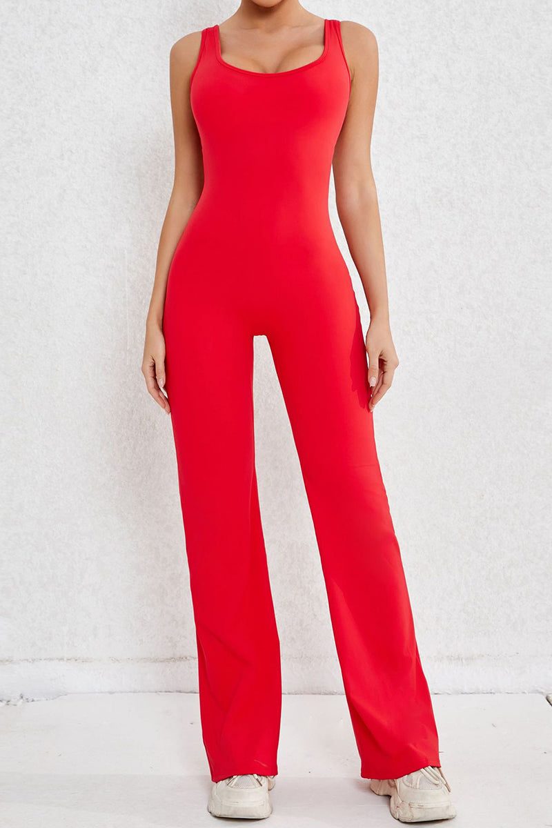 Women Hollow Out Back Micro Peach Hip Lift Sports Fitness Yoga Bodysuit