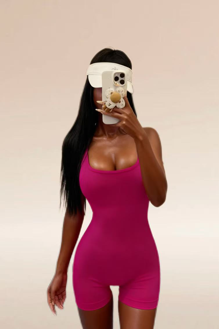 Women's padded and suspender bodysuit