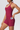 Women's Sport Set:Thin Tie Straps Halterneck And Side Pocket Shorts