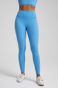 Solid High-Waisted Sports Leggings