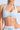 Women's Halter Ruched Padded Naked Feel Sports Bra