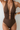 Women's Summer Halter Deep V Ruched Cutout Backless Swimsuit