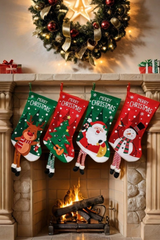 Xmas Gift Bag Cute 3D Leg Design Christmas Decorations